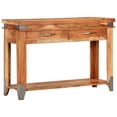 thumbnail image 1 of vidaXL Console Table 110x34x74 cm Solid Wood Acacia, 1 of 5