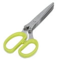 thumbnail image 2 of Stainless Steel Multipurpose 5 Blade Herb Scissors Kitchen Tool with Cleaning Comb, 2 of 8