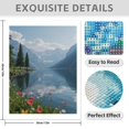 thumbnail image 3 of Diamond Art Kit for Adults, Mountain Lake Scenic Reflection Diamond Painting for Adults Beginners, 5D DIY Diamond Art Painting Kits, Colorful Diamond Painting Craft for Home Decor 12x16 Frameless, 3 of 7