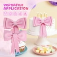 thumbnail image 3 of CIMAXIC Pink Bow Birthday Cake Toppers Decorative EVA 2 Pcs for Women Birthday Celebrations, 3 of 8