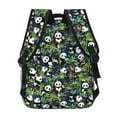 thumbnail image 4 of Disketp Fun Panda Playing With Bamboo Leaves Mochila Estampada para Hombre y Mujer – Mochila Ligera Clásica con Múltiples Bolsillos para Universidad, Trabajo y Viajes-One Size, 4 of 5