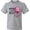 Athletic Heather, variant on Inktastic You're Just Jelly with Pink Jellyfish Youth T-Shirt
