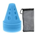 thumbnail image 1 of 10 PCS Soccer Training Cones - Windproof, Portable & Stable for Outdoor Sports Skills Development, 1 of 8