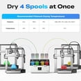 thumbnail image 6 of Official Creality Space Pi X4L Filament Dryer Large Storage Box Dual Heating Chambers for 4 Spools Filament, 6 of 10