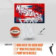 thumbnail image 2 of Franklin Sports WNBA Washington Mystics Over the Door Basketball Hoop - Kids Indoor Basketball Hoop with Mini Ball - WNBA Fan Shop Mini Hoop for Bedroom + Office, 2 of 16