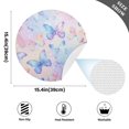 thumbnail image 2 of Ryvnso Butterfly Round Plate Mats Dining Table Placemat Set of 4 for Holiday Decoration, 2 of 7