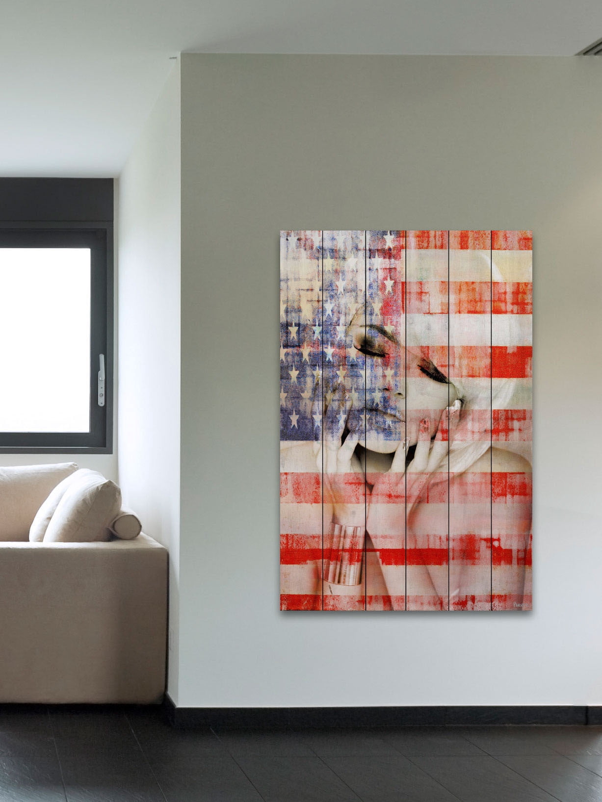Parvez Taj State Dreams Art Print on White Pine Wood