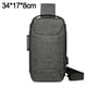 thumbnail image 2 of Bolso bandolera antirrobo, mochila impermeable para el pecho, mochila de hombro para hombres y mujeres, 2 of 6