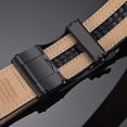 thumbnail image 3 of Ceinture Homme, Ceinture en Cuir pour HommeStyle A, Rglable Ceinture Boucle Automatique 3.5cm * 120cm (Bote incluse), Ceinture en cuir d'affaires, Va, 3 of 5