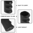 thumbnail image 3 of ETHZZLE 2Pcs Wheelchair Handle Grips Anti-slip Hand Protector Black PVC Ergonomic Grasp Transportation Assistance, 3 of 8