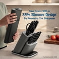 thumbnail image 6 of Ninja NeverDull Razor-Sharp 13-Piece Knife System with Removable Sharpener, Laser-Cut Blades, NK12013BK1, Black, 6 of 12