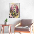 thumbnail image 6 of 16x24 inch Florists Decor Painting Canvas Flower Lighthouse,Indoor Bar,Bathroom,Cafes,Garden Wall Decor Canvas Poster,Vintage Flower Lighthouse Modern Style Paintings Prints,For Florists,Yard, 6 of 6