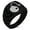 Black, variant on Stainless Steel Pirate Bombardier Icon Chevron Pattern Biker Style Polished Ring