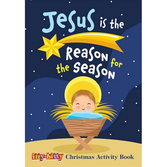 Itty-Bitty Jesus Is The Reason For The Season Christmas Activity Book (Pack Of 6)