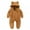 Brown, variant on Youmylove Coat Thick Bear Snowsuit Boys Warm Jumpsuit Girls Hooded Baby Girls Coat Jacket Cute Clothing