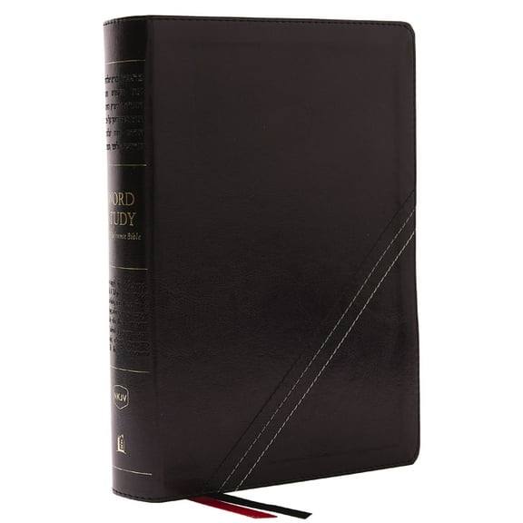 Nkjv, Word Study Reference Bible, Leathersoft, Black, Red Letter, Comfort Print: 2,000 Keywords That Unlock the Meaning , (Hardcover)