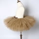 thumbnail image 5 of Falda tutú marrón para niñas pequeñas, falda de tul para fiesta de cumpleaños de princesa, ballet, baile, falda esponjosa para niñas, falda tutú para niños, 5 of 5