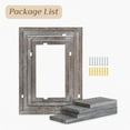 thumbnail image 4 of Hanobe Rustic Floating Shelves for Wall - Wood Wall Shelves for Farmhouse Decor - Distressed Decorative Small Shelf Storage for Bedroom Living Room(Set of 4), 4 of 8