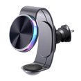 thumbnail image 5 of 2 in 1 for MagSafe Wireless Car Mount Charger - 15W Aluminum Alloy Magnetic Car Charger - Dashboard Car Phone Holder Mount, 5 of 5