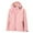 Pink, variant on Womens Waterproof Comfortable Rain Jacket Solid Color Long Sleeved Zipper Three In One Windproof Mountaineering Two-Piece Winter Pink Raincoat For Hiking 3XL Up to 65% Off!