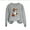 Gray C, variant on Jamicy Sweatshirts for Women Women's Round Neck St. Patrick'S Day Printed Long Sleeved Top Sweatshirts