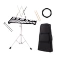 thumbnail image 1 of Costway Kit de Cloche de Percussion Glockenspiel 30 Notes avec Coussin de Pratique et Support pour Maillets, 1 of 10