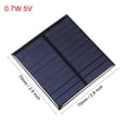 thumbnail image 2 of Unique Bargains  2.76 x 2.76 inch 0.7W 5V Micro Solar Panel Module DIY Polycrystalline Silicon Blue, 2 of 5