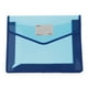 thumbnail image 1 of Carpeta Plastica Zulema A4 con Botones Transparente azul, 1 of 8