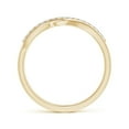 thumbnail image 2 of ANGARA Natural 0.17 Ct. Diamond Fashion Ring in 14K Yellow Gold for Women (Ring Size: 3), 2 of 9