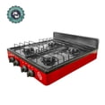 thumbnail image 2 of Parrilla de Gas LP Reacondicionada IUSA 4 Quemadores Roja Cubierta Porcelanizada, 2 of 6