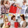 thumbnail image 7 of 0 Pcs Reusable Gift Bags Set Glossy Grocery Gift Tote with Handle for Weddg Mothers Day Sprg Event Graduation, 7 of 7