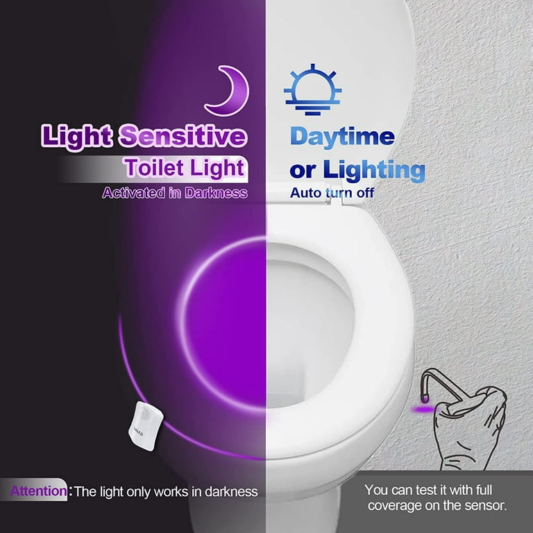 Motion sensor toilet light deals