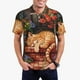 thumbnail image 1 of Balery Sleeping Cat Flowers Camisa Polo de Hombre con Estampado, de Manga Corta y Tejido Medio, Camisa Tipo Golf Polo-4X-Large, 1 of 6