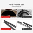 thumbnail image 6 of Wiper 12" Rear Wiper Blade For Mini Cooper R50 R53 2004 - 2006  Windshield Windscreen Rear Window, 6 of 6