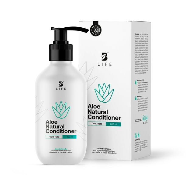 Acondicionador Natural De 800ml | Sin Parabenos Ni Sulfatos con Aloe | Natural Conditioner | B Life.