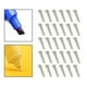 thumbnail image 5 of 16 bolígrafos rellenables vacíos de doble cabezal con base de aceite de 4 mm y 7 mm, herramienta de retoque de pintura, punta fina Los 28x4.3x7MM, 5 of 9