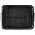 thumbnail image 3 of MUSENTIAL 2-Piece Non-Stick Bakeware Set for Oven with Crisper Pan and Cookie Sheet, 13 x 9-Inch (Black, 1-Set), 3 of 6