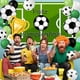 thumbnail image 4 of Yanonmyfd Globos de Fútbol con Letrero Feliz Cumpleaños en Español, 55 Decoración de Soccer para Fiesta Temática de Fútbol, Globos Metálicos para Fans (A),Fútbol A, 4 of 20