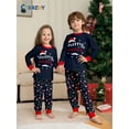 thumbnail image 2 of Merry Christmas Cartoon Pattern Mom Dad Kids Matching Pajamas Set 2 Pieces Suit Baby Romper Soft Loose Xmas Family Look Pyjamas, 2 of 4