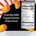 thumbnail image 2 of Popchips BBQ Popped Potato Chips Snacks Pack of 3, Gluten-Free Less Fat Pop Chips Barbecue Crunchy Flavorful Snack for Lunch On the Go Snacking 2.25 Oz Bag w/ Snoep in Beperkte Oplage, 2 of 7