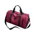 thumbnail image 4 of yuksok Sac de Voyage Multifonction avec Compartiment pour Chaussures pour Vacances Rouge, 4 of 9