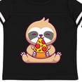 thumbnail image 4 of Inktastic Sloth Pizza Boys or Girls Toddler T-Shirt, 4 of 5