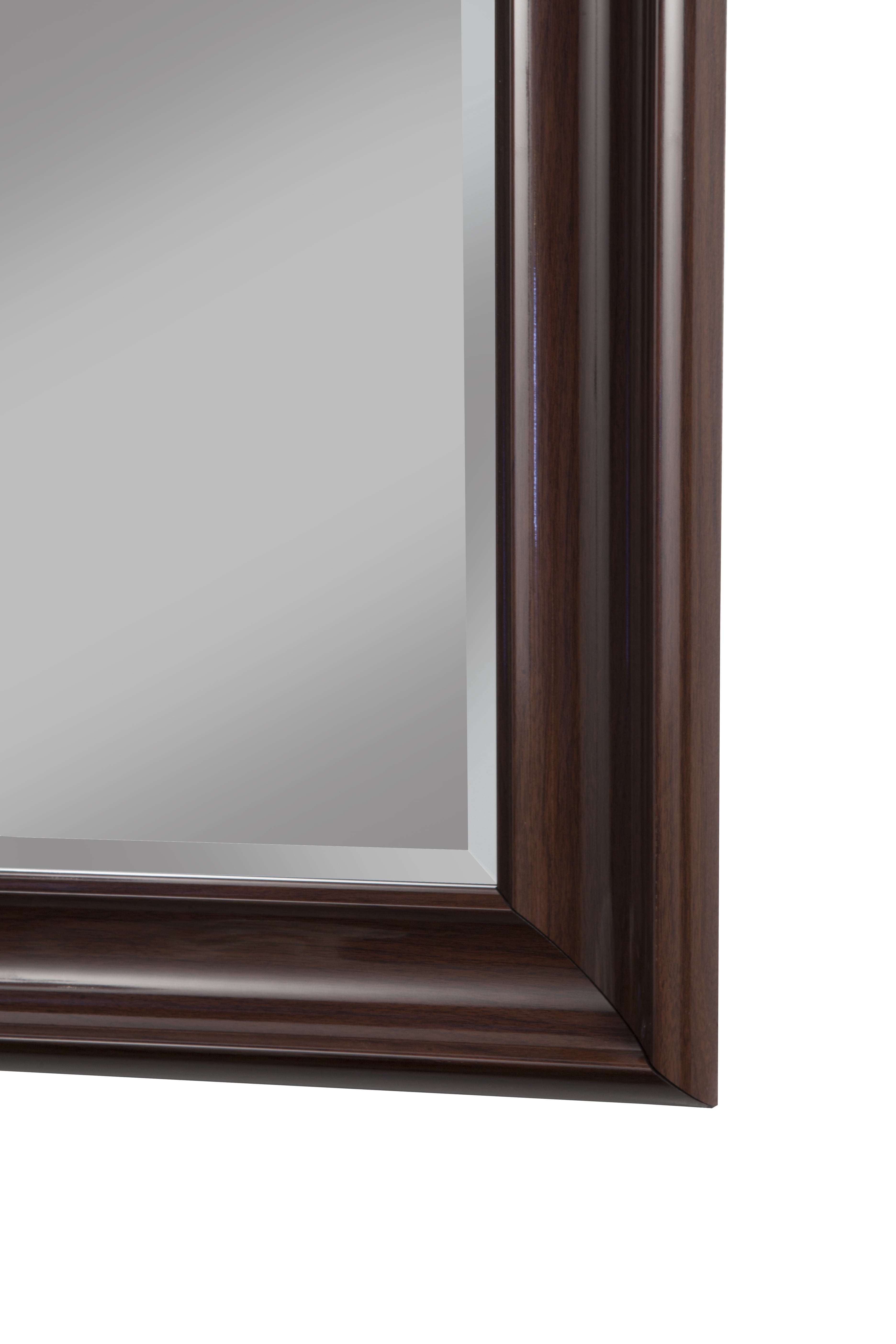Full Length Leaner Mirror, 65"x31", Cherry, by Martin Svensson Home