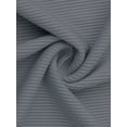 thumbnail image 6 of DARING DIVA Ribbed Knit Pajama Set Soft Short Sleeve Top M Grey, 6 of 7
