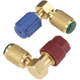 thumbnail image 1 of 3X R12 to R134 A High/Low AC Fitting Port Retrofit Conversion Adapter, Quick Coupler Valve A/C 90 Degree Fitting, 1 of 6