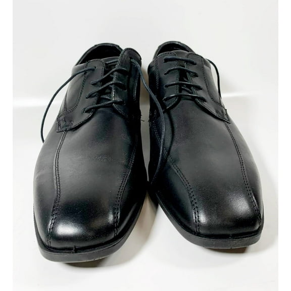Mirage Men's Bike Toe Dress Shoes Lace-Up Oxford 91191, Black - Size 46