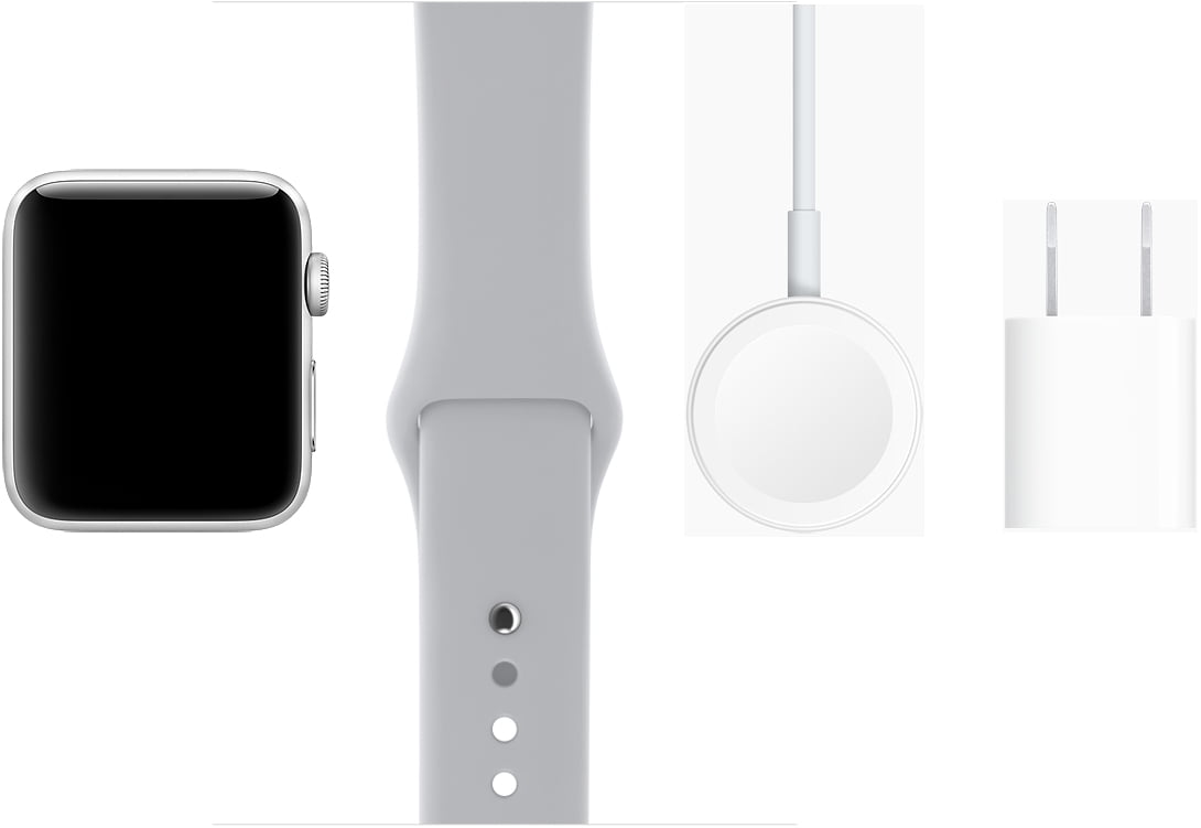 アップルウォッチ3 Apple Watch Series 3 GPS, 42mm Space Gray Aluminum Case with