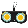thumbnail image 1 of Boîte de Lunettes de Soleil Portable pour Femmes en Cuir PU Protection Rangement Lunettes de Soleil Mignonnes, 1 of 6