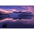 thumbnail image 2 of Osuna, Fran 32x23 Gold Ornate Wood Framed with Double Matting Museum Art Print Titled - Dawn In Urkulu, 2 of 4