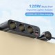 thumbnail image 4 of Encendedor Cigarrillos para Coche C28 A Tres Con Interruptor Cargador Coche Carga Rápida Qc3.0 Alta Potencia 3usb128W Con Vídeo, 4 of 9